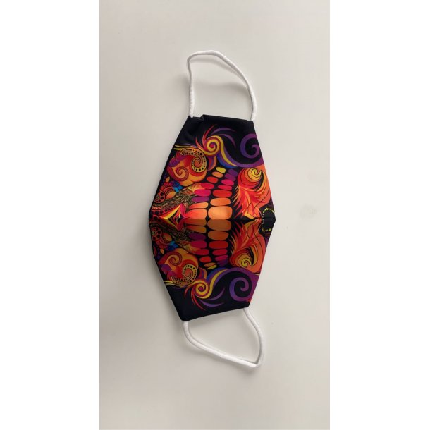 Maske m. print