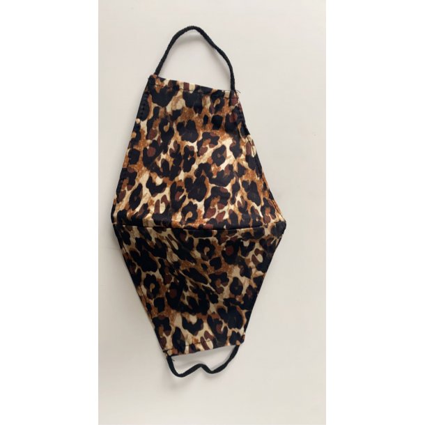 Maske m. leopard print